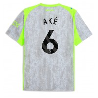 Manchester City Nathan Ake #6 Tretí futbalový dres 2025-26 Krátky Rukáv